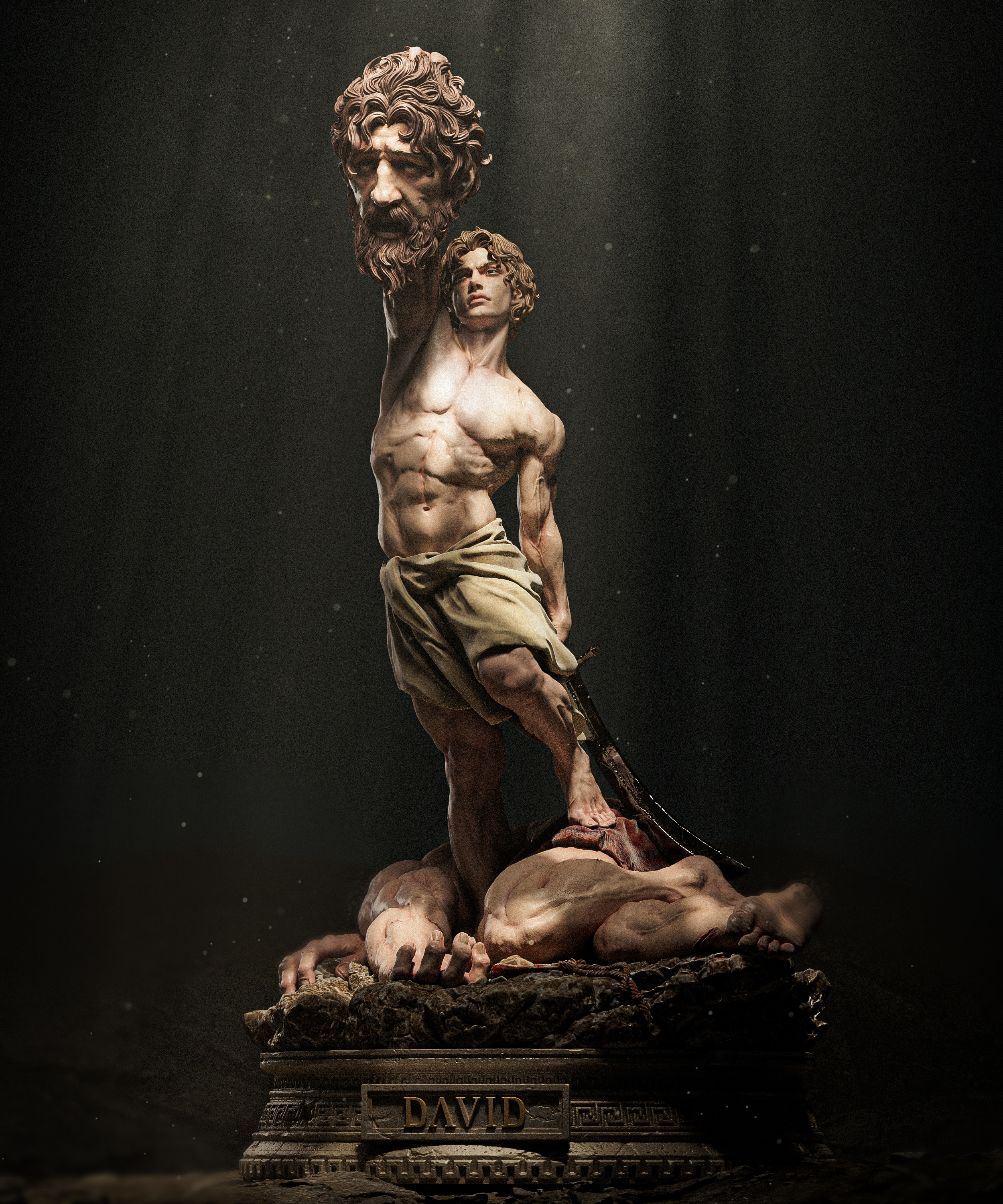 David vs. Goliath (Diorama)