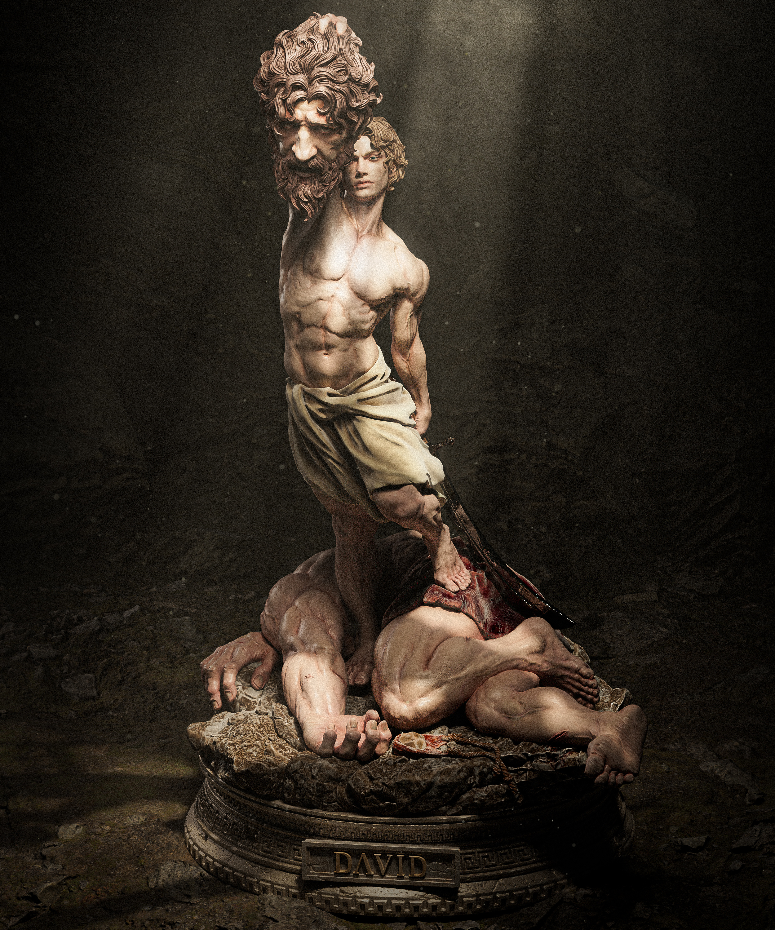 David vs. Goliath (Diorama)