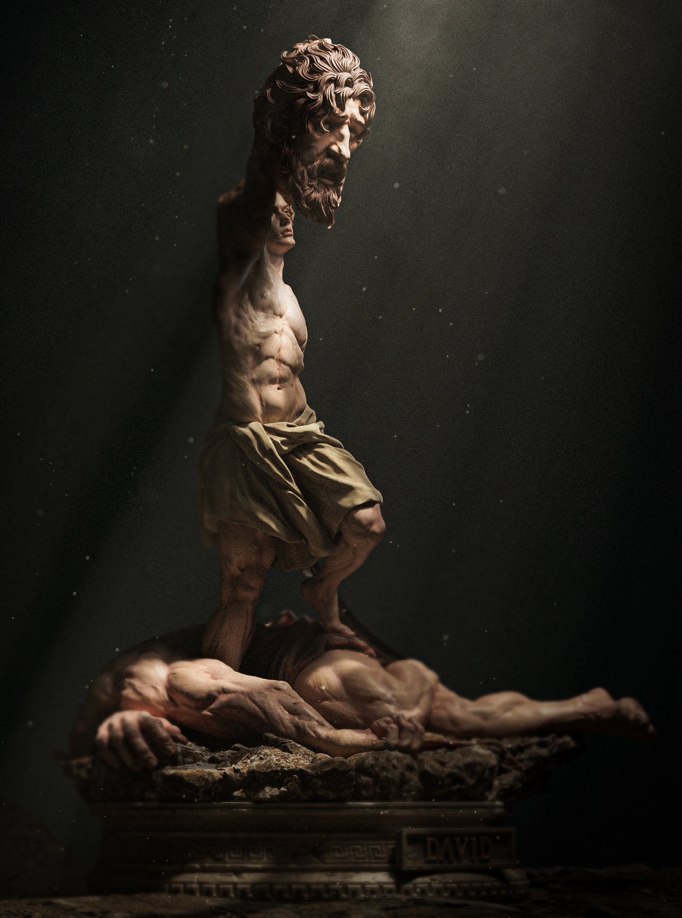 David vs. Goliath (Diorama)