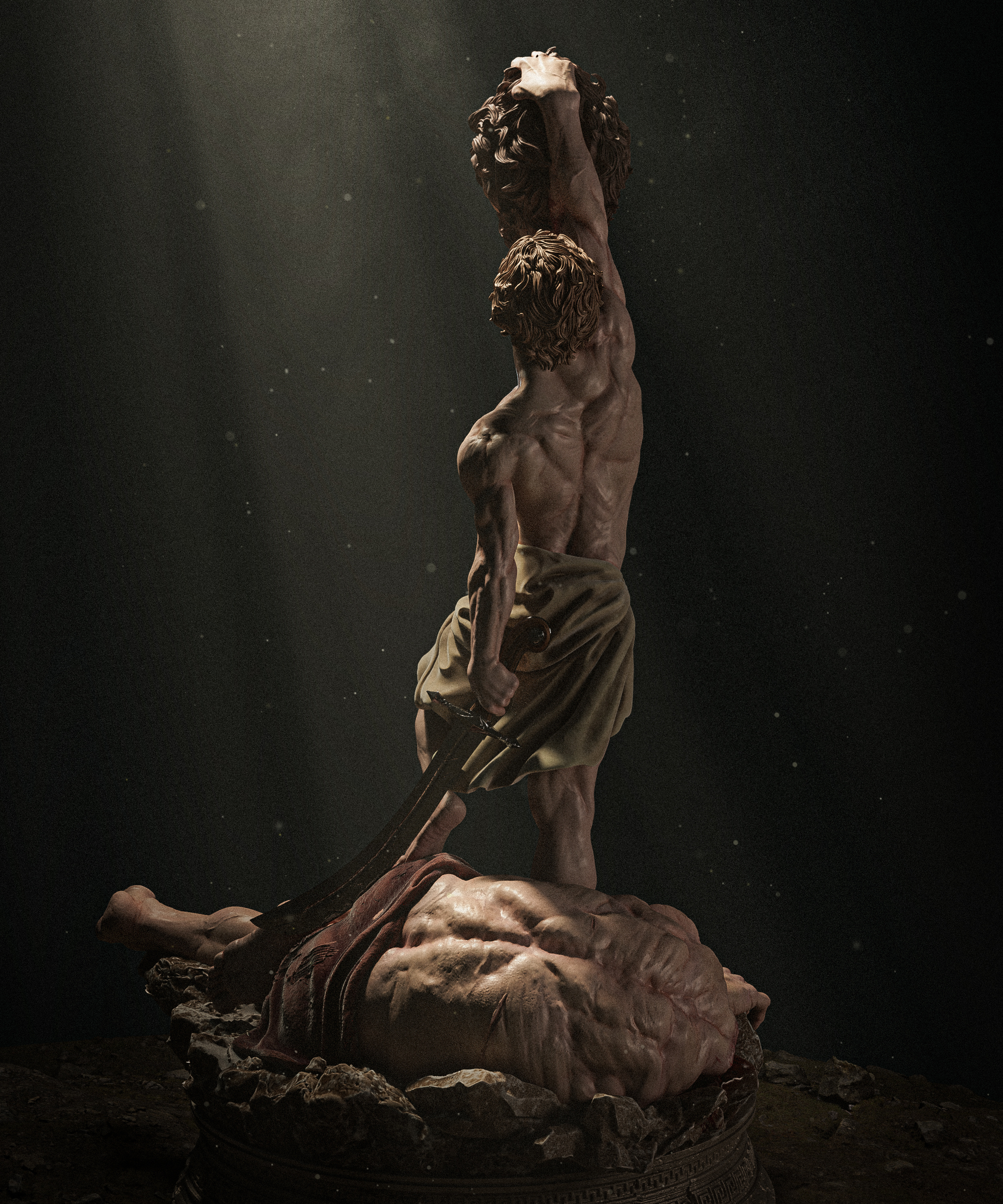 David vs. Goliath (Diorama)