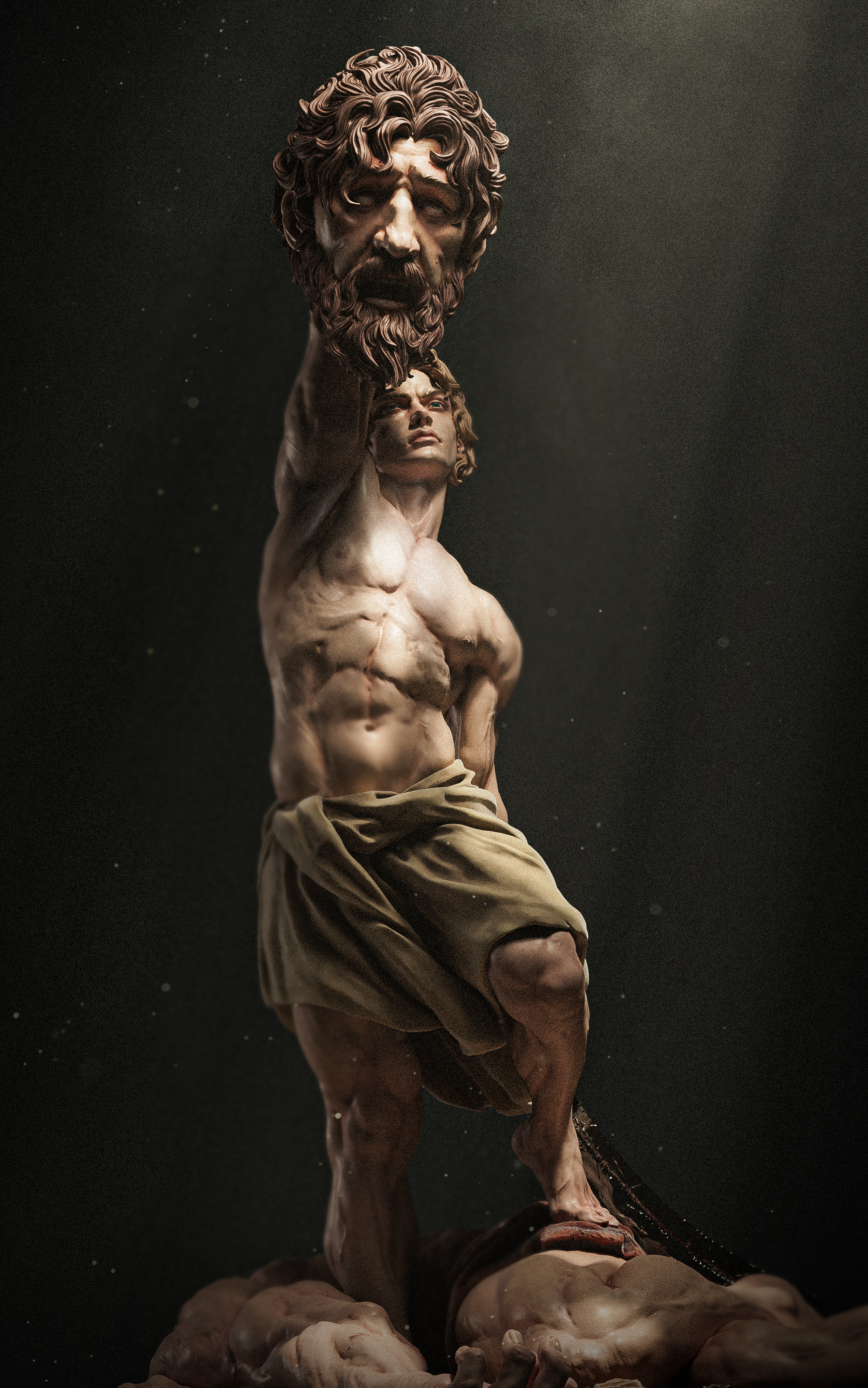 David vs. Goliath (Diorama)