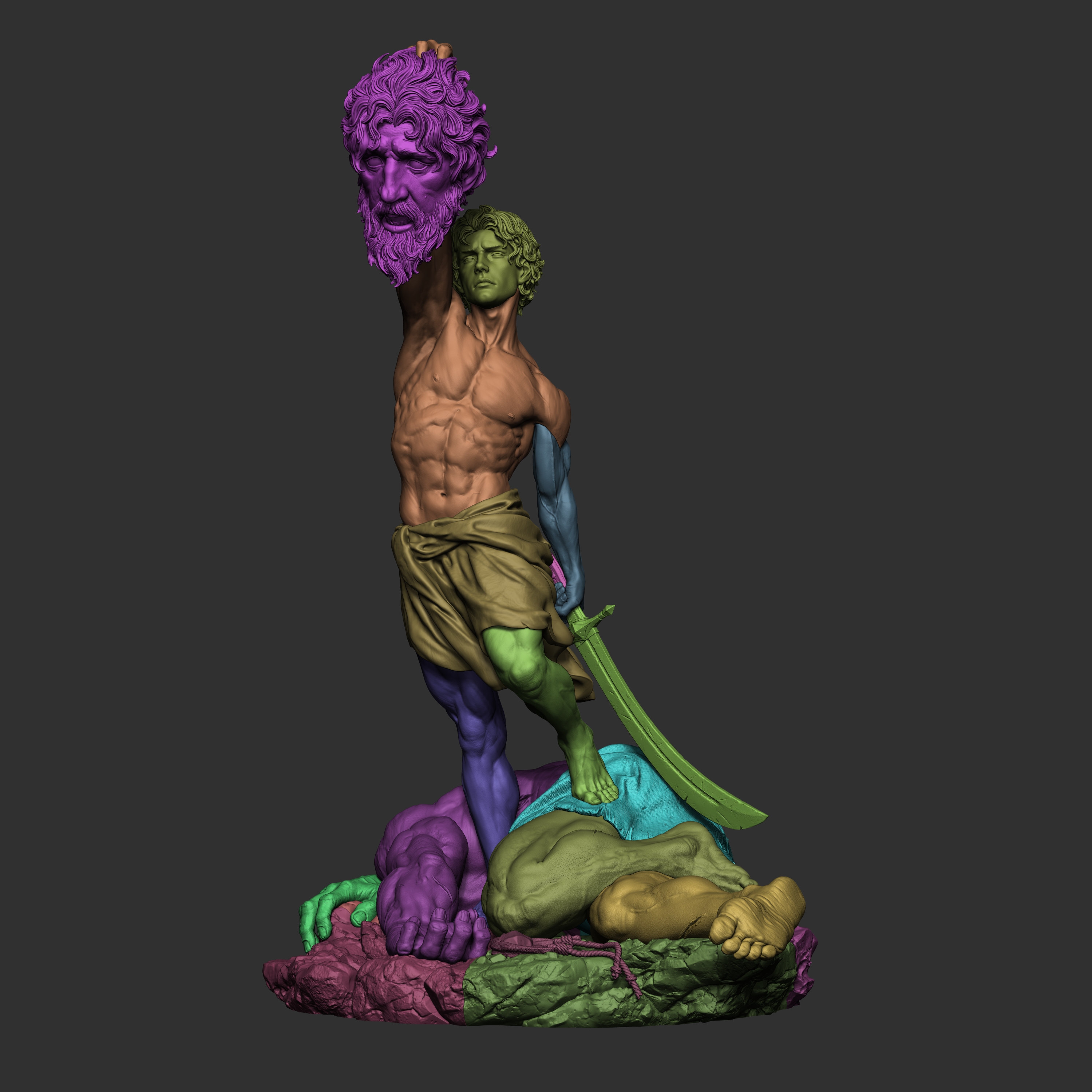 David vs. Goliath (Diorama)