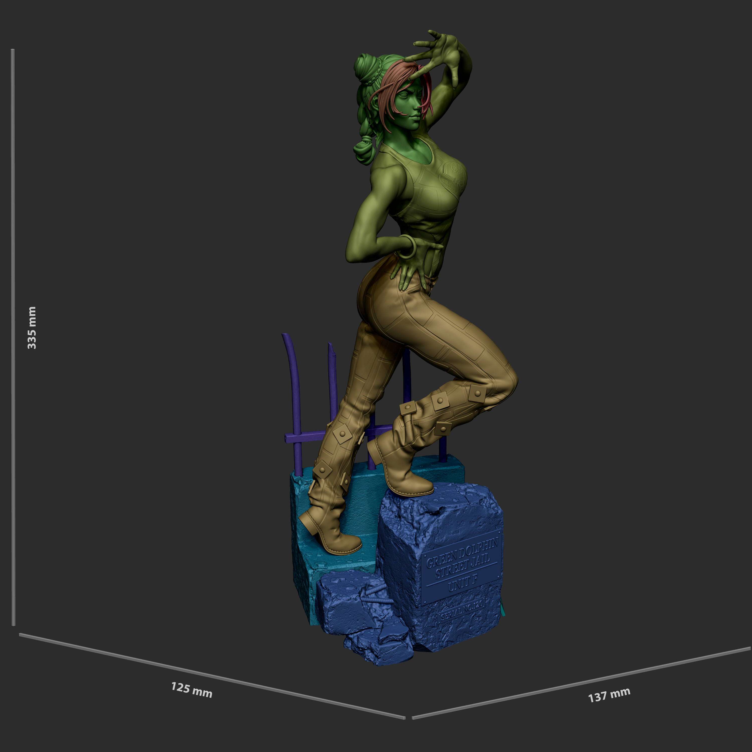 Jolyne Cujoh - JoJos Bizarre Adventure - Stone Ocean