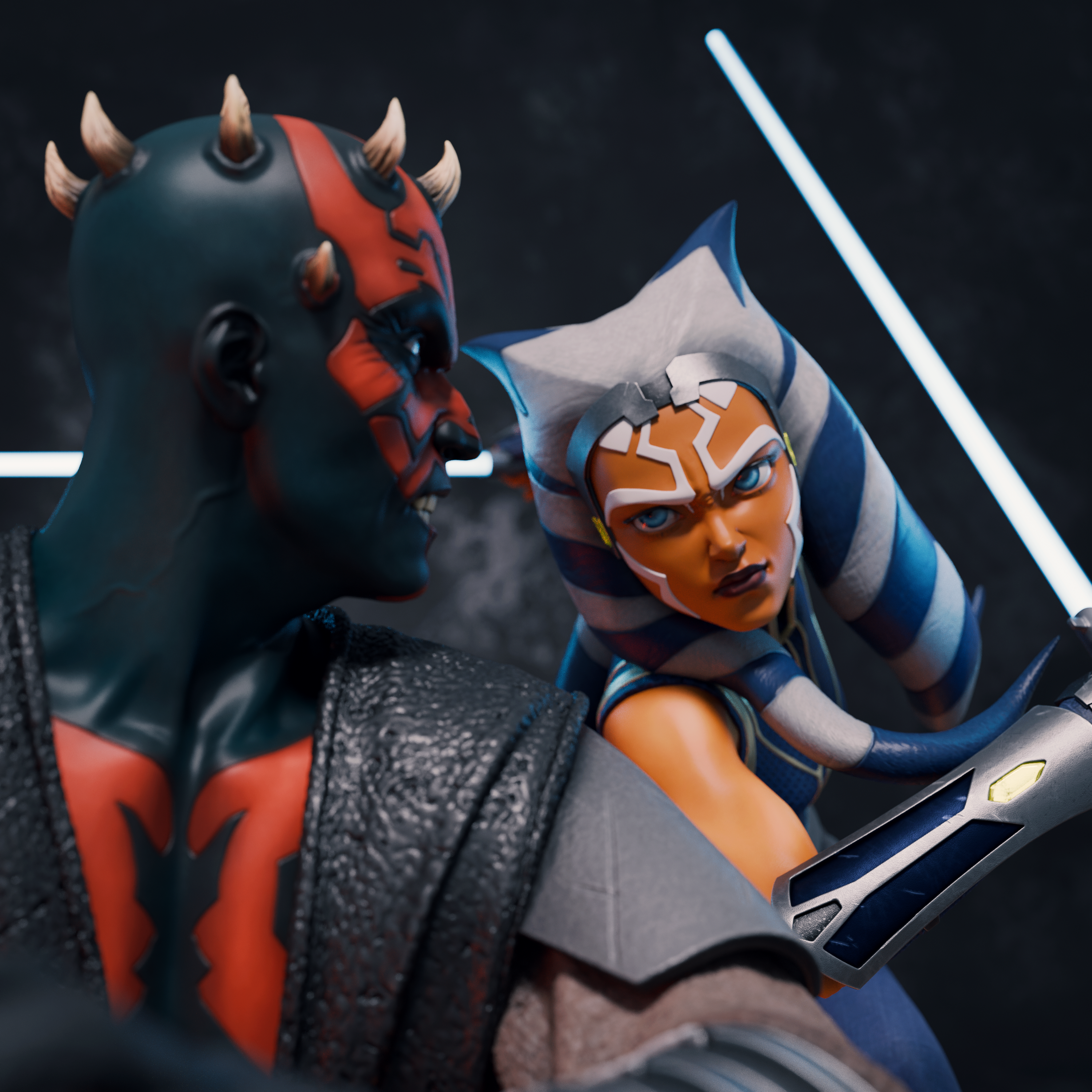 Ahsoka Tano Vs Darth Maul