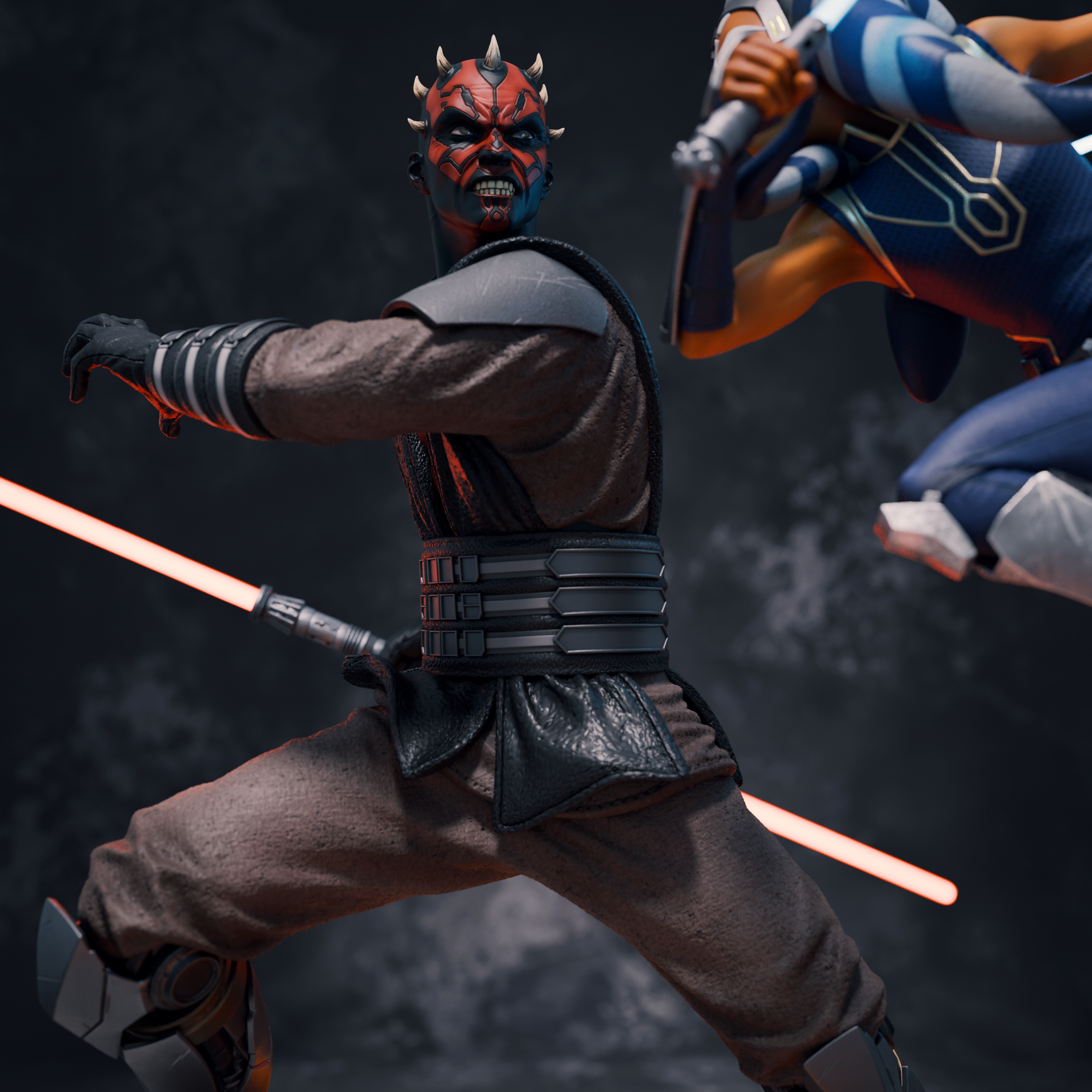 Ahsoka Tano Vs Darth Maul