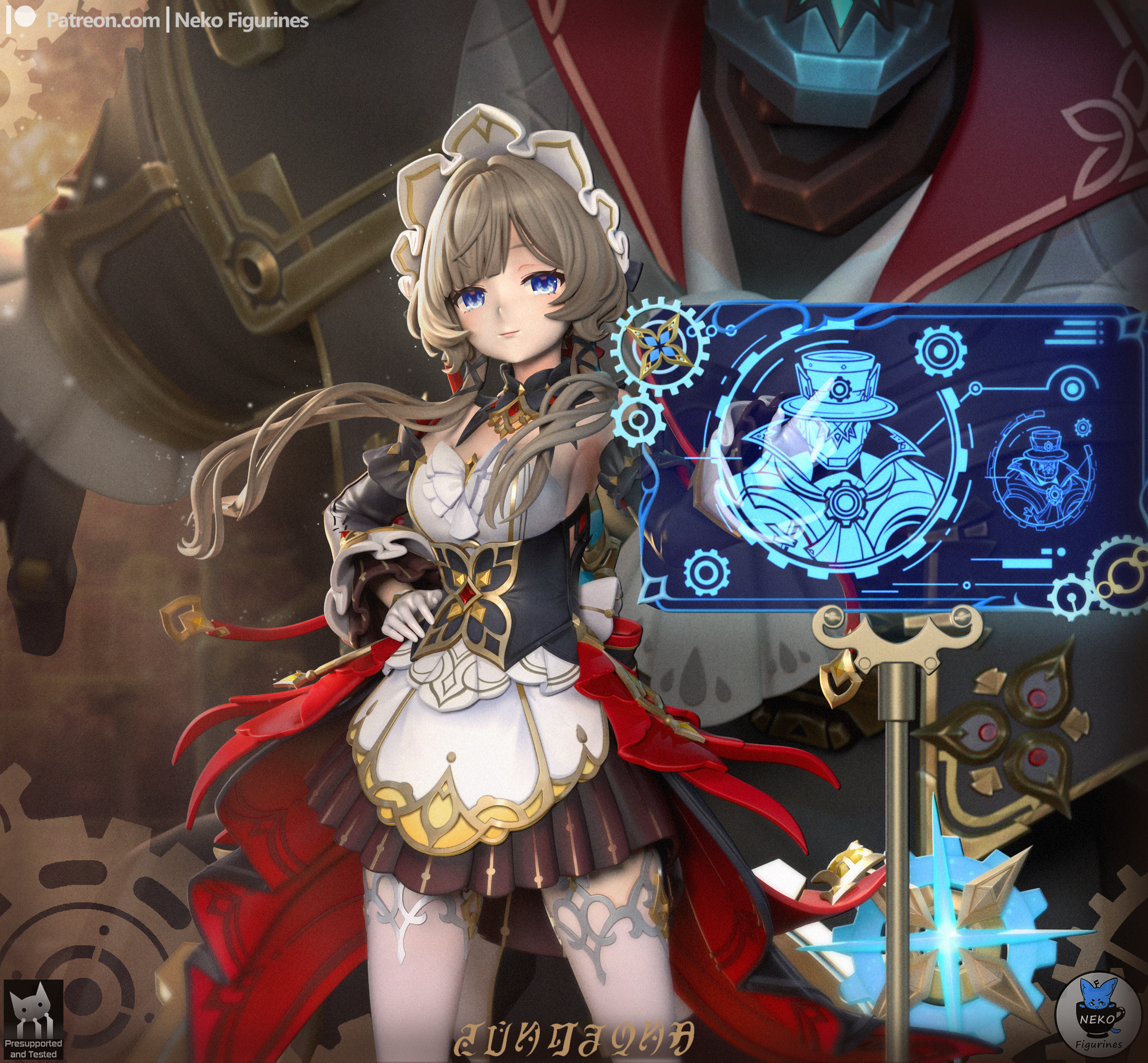 Sandrone and Pulonia - Genshin Impact