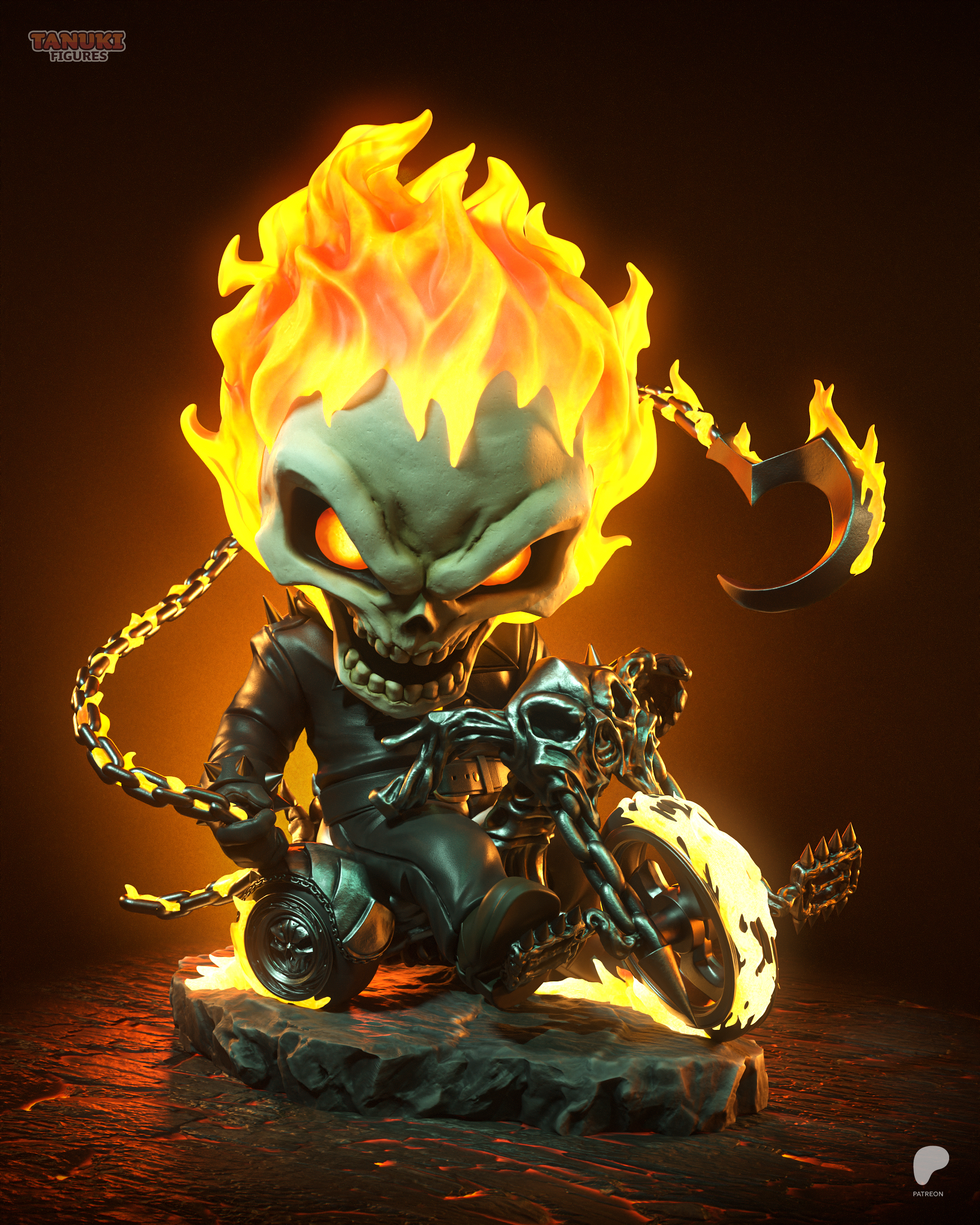 Ghost Rider - Chibi
