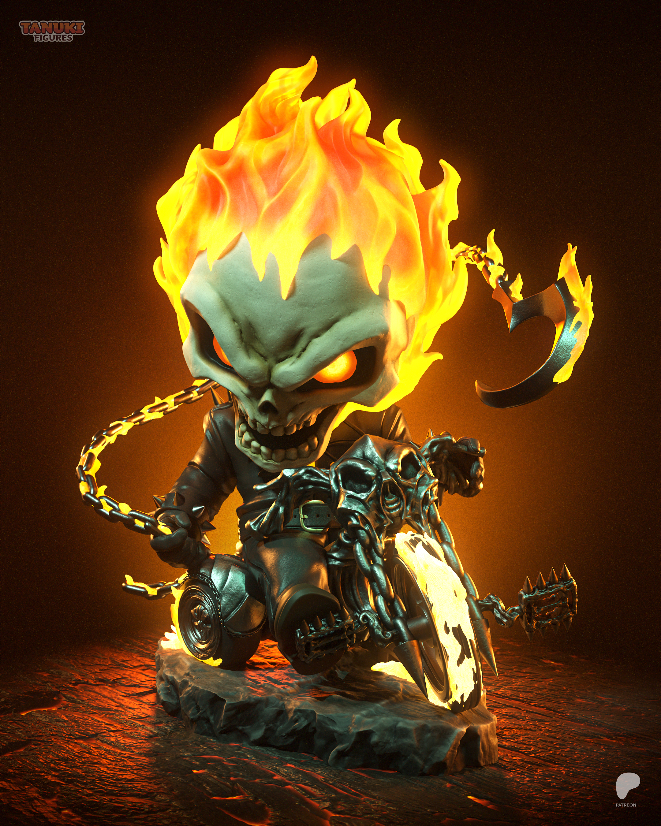 Ghost Rider - Chibi